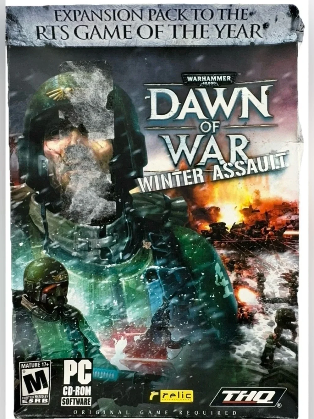 Warhammer 40,000 Dawn of War Winter Assault PC Big Box Factory Sealed